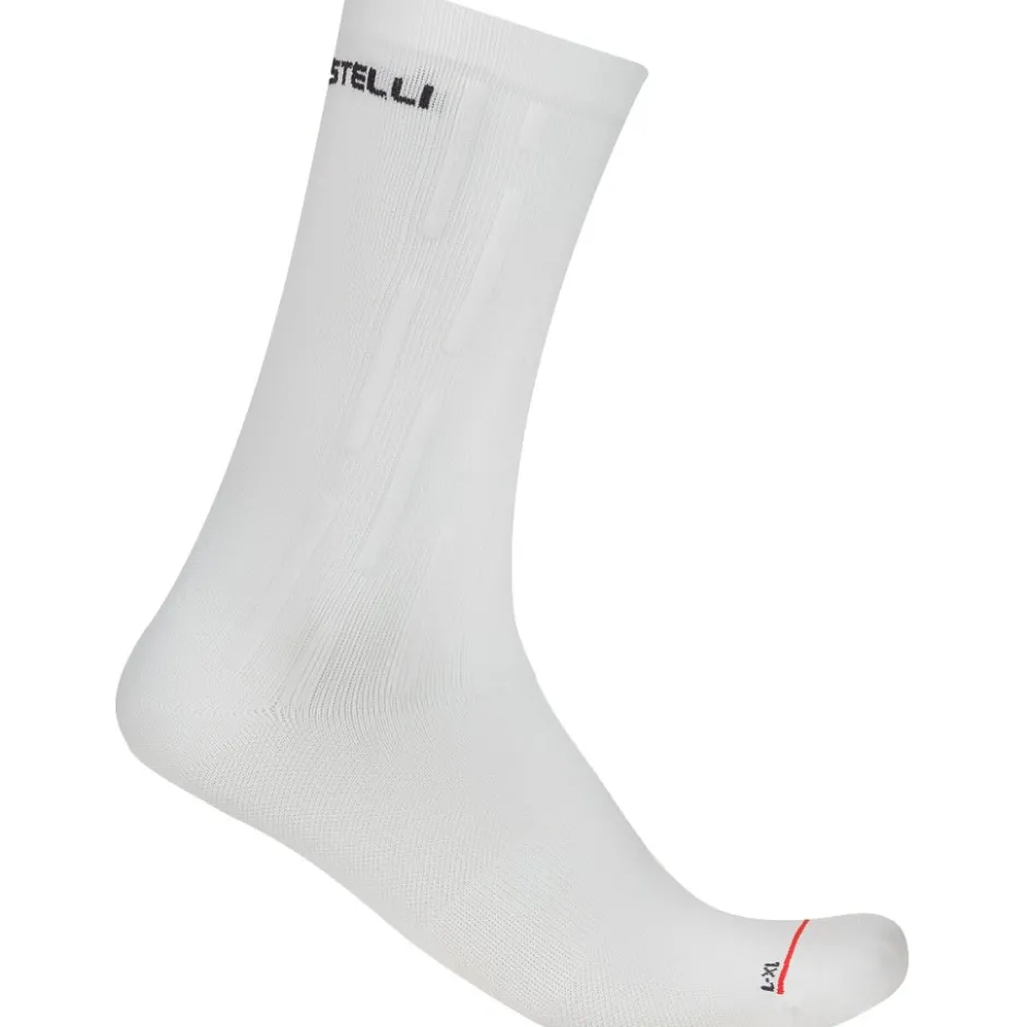 Fietssokken < Castelli Aero Race Pro 20 Sokken - white 001