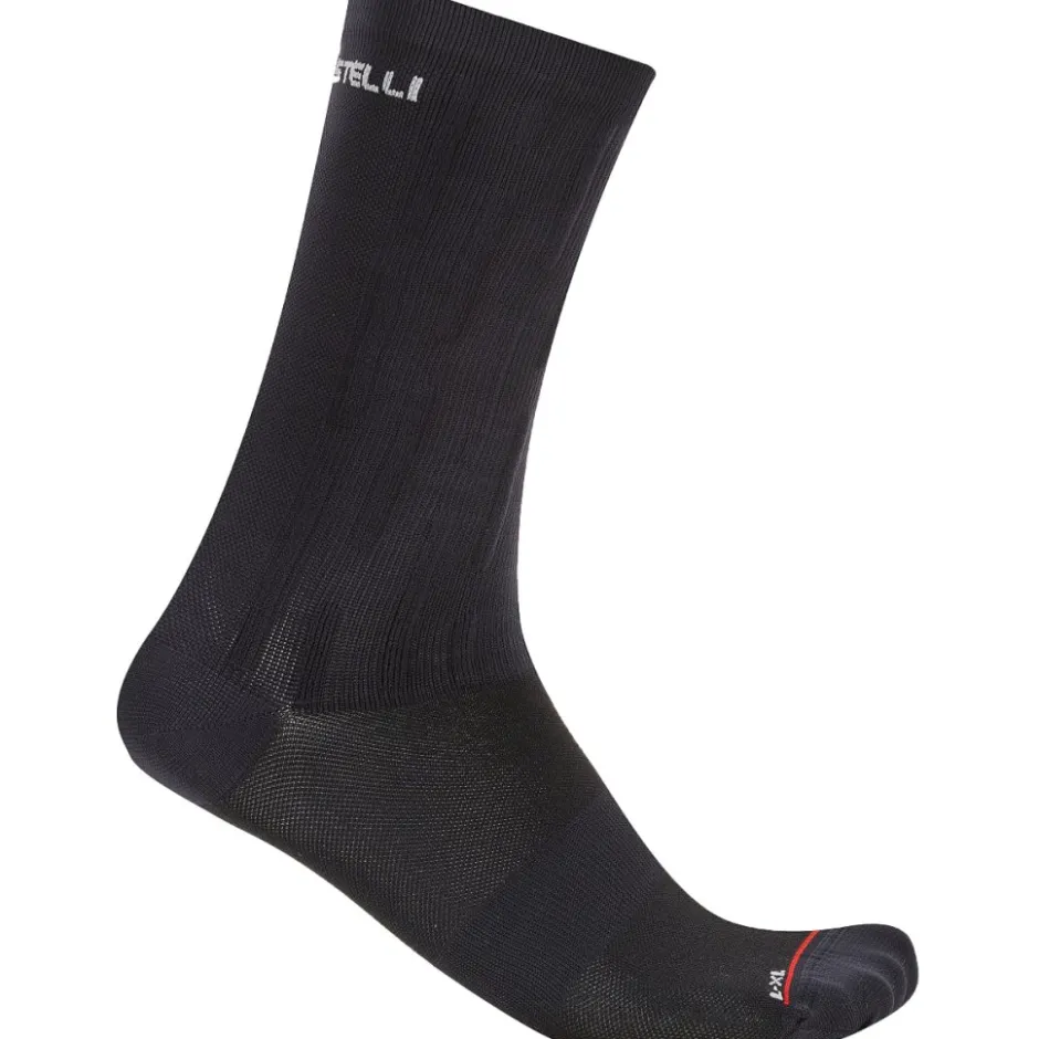 Fietssokken < Castelli Aero Race Pro 20 Sokken - black 010