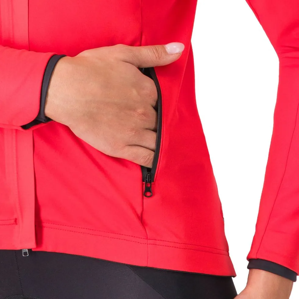 Castelli Alpha 150 Jas Dames - hibiscus/black 081