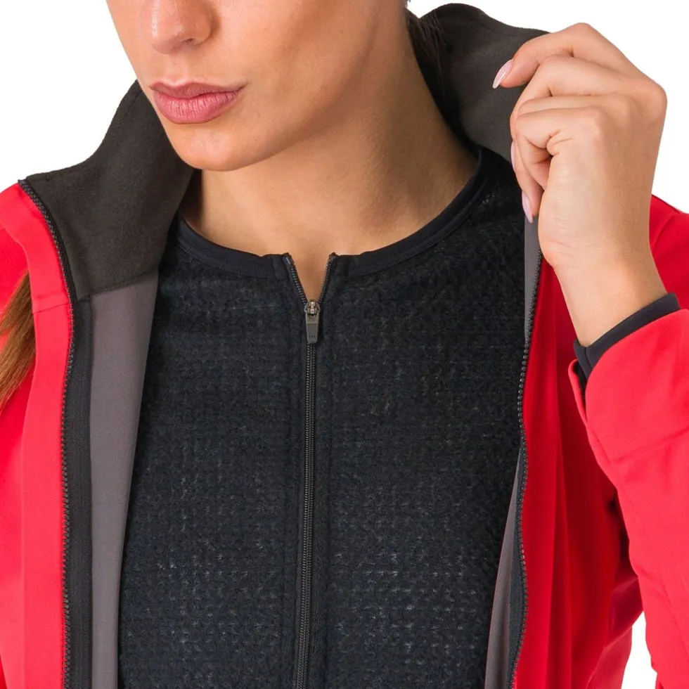 Castelli Alpha 150 Jas Dames - hibiscus/black 081