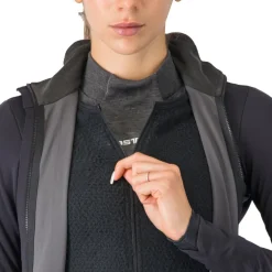 Castelli Alpha 150 Jas Dames - light black/black 085