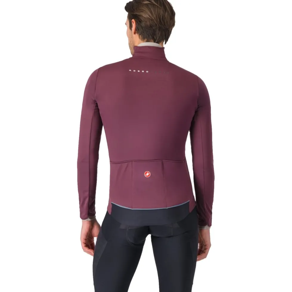 Castelli Alpha 150 Jas Heren - deep bordeaux/clay 625