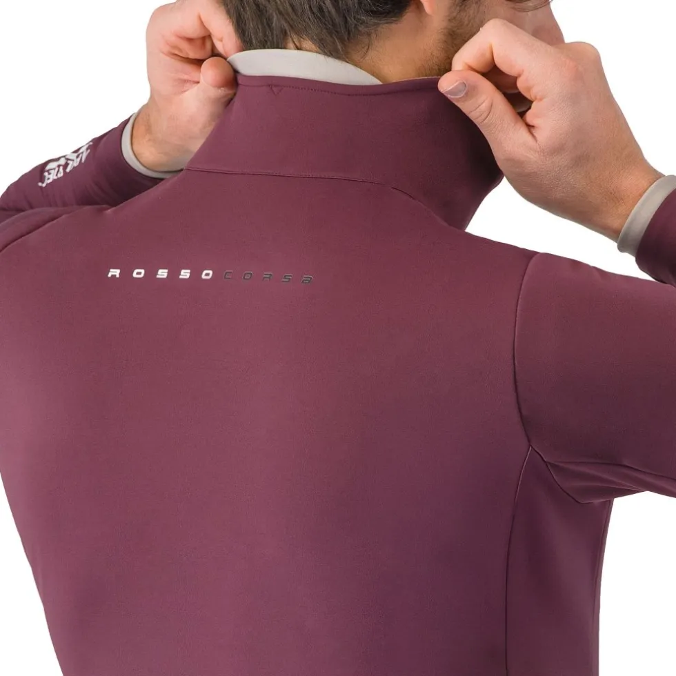 Castelli Alpha 150 Jas Heren - deep bordeaux/clay 625