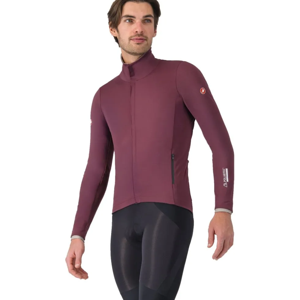 Castelli Alpha 150 Jas Heren - deep bordeaux/clay 625