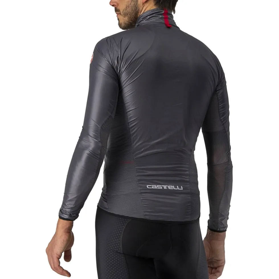 Castelli Aria Shell Jas Heren - dark grey 030