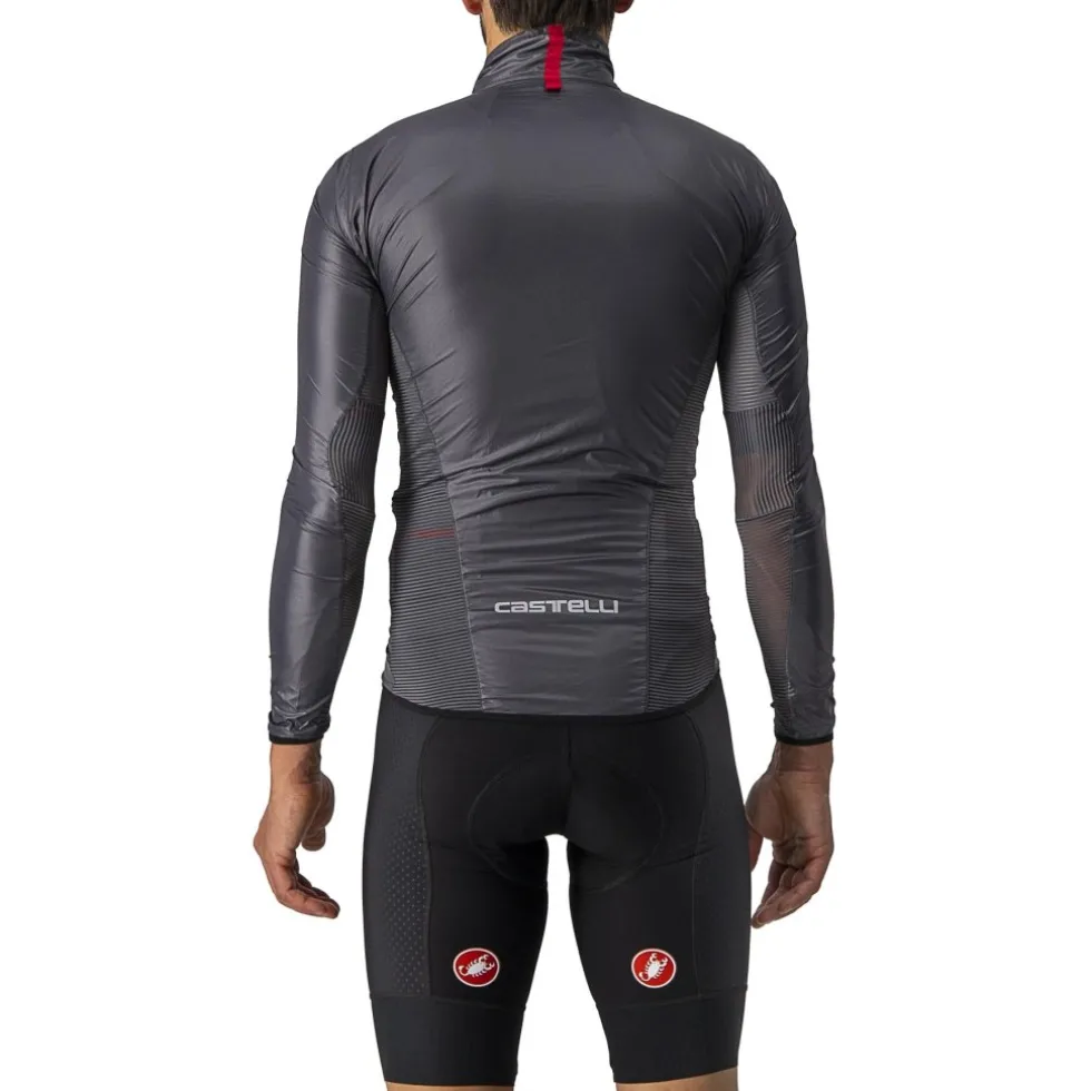 Castelli Aria Shell Jas Heren - dark grey 030