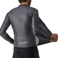 Castelli Aria Shell Jas Heren - dark grey 030