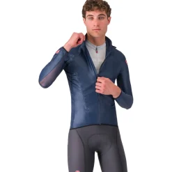 Castelli Aria Shell Jas Heren - belgian blue 424