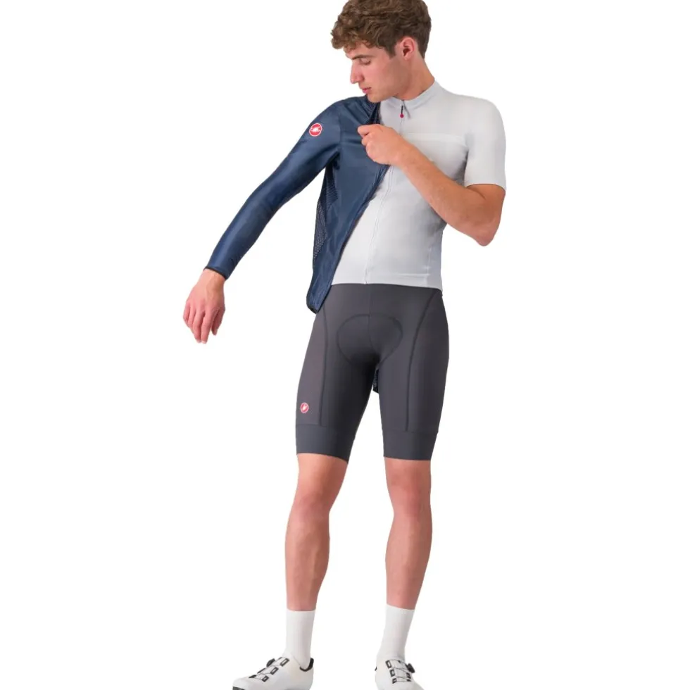 Castelli Aria Shell Jas Heren - belgian blue 424