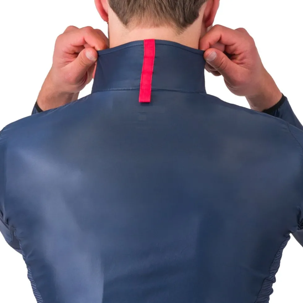 Castelli Aria Shell Jas Heren - belgian blue 424