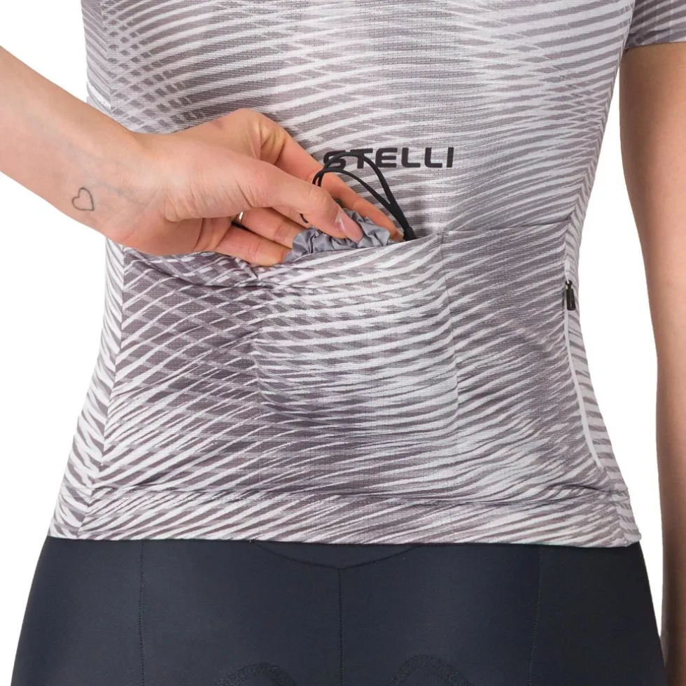 Castelli Aria Shell 2 Jas Vrouwen - silver grey 870
