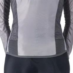 Castelli Aria Shell 2 Jas Vrouwen - silver grey 870
