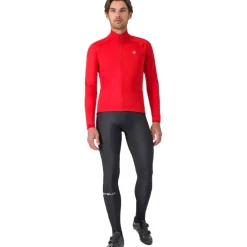 Racefietsjacks|Winterjassen < Castelli Copetizione Ja Heren - rood 023