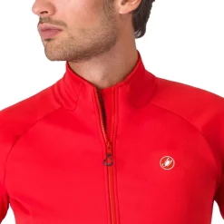 Racefietsjacks|Winterjassen < Castelli Copetizione Ja Heren - rood 023