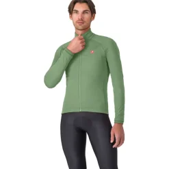 Racefietsjacks|Winterjassen < Castelli Copetizione Jas Heren - green pepper 354
