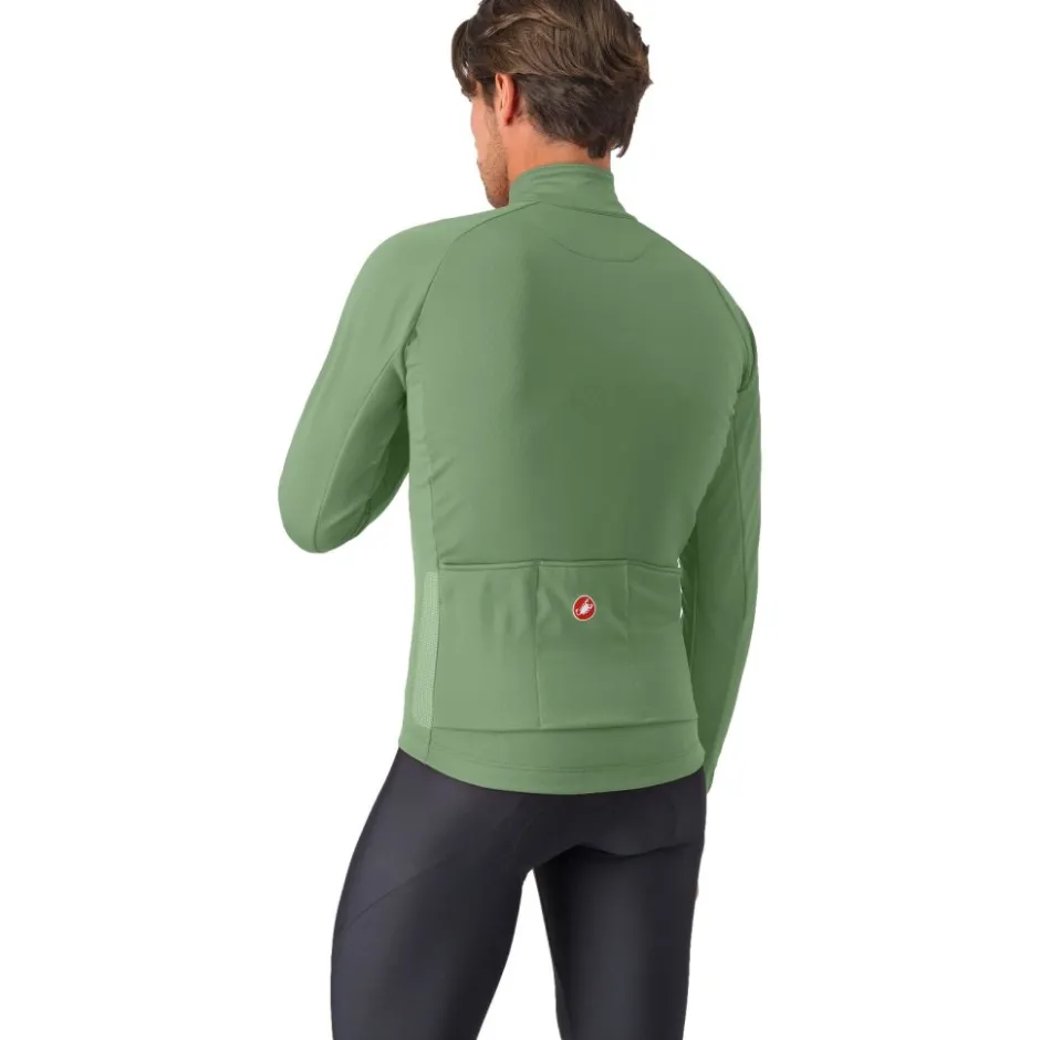 Racefietsjacks|Winterjassen < Castelli Copetizione Jas Heren - green pepper 354