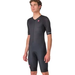 Trisuits|Trisuits < Castelli Core Tri Racebody Korte ouw Heren - zwart 010