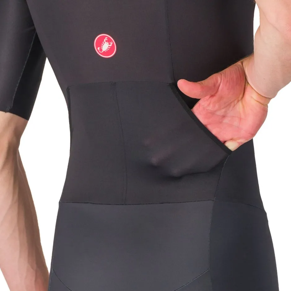 Trisuits|Trisuits < Castelli Core Tri Racebody Korte ouw Heren - zwart 010