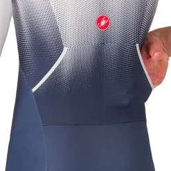 Trisuits|Trisuits < Castelli Core Tri Racebody Korte ouw Heren - begian bue/white 424