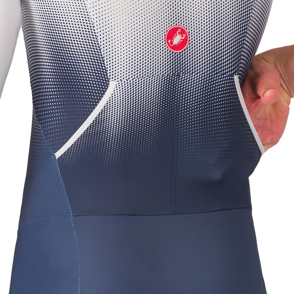 Trisuits|Trisuits < Castelli Core Tri Racebody Korte ouw Heren - begian bue/white 424