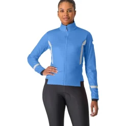 Castelli Dinamica 2 Jas Dames - indigo blue/silver grey 497
