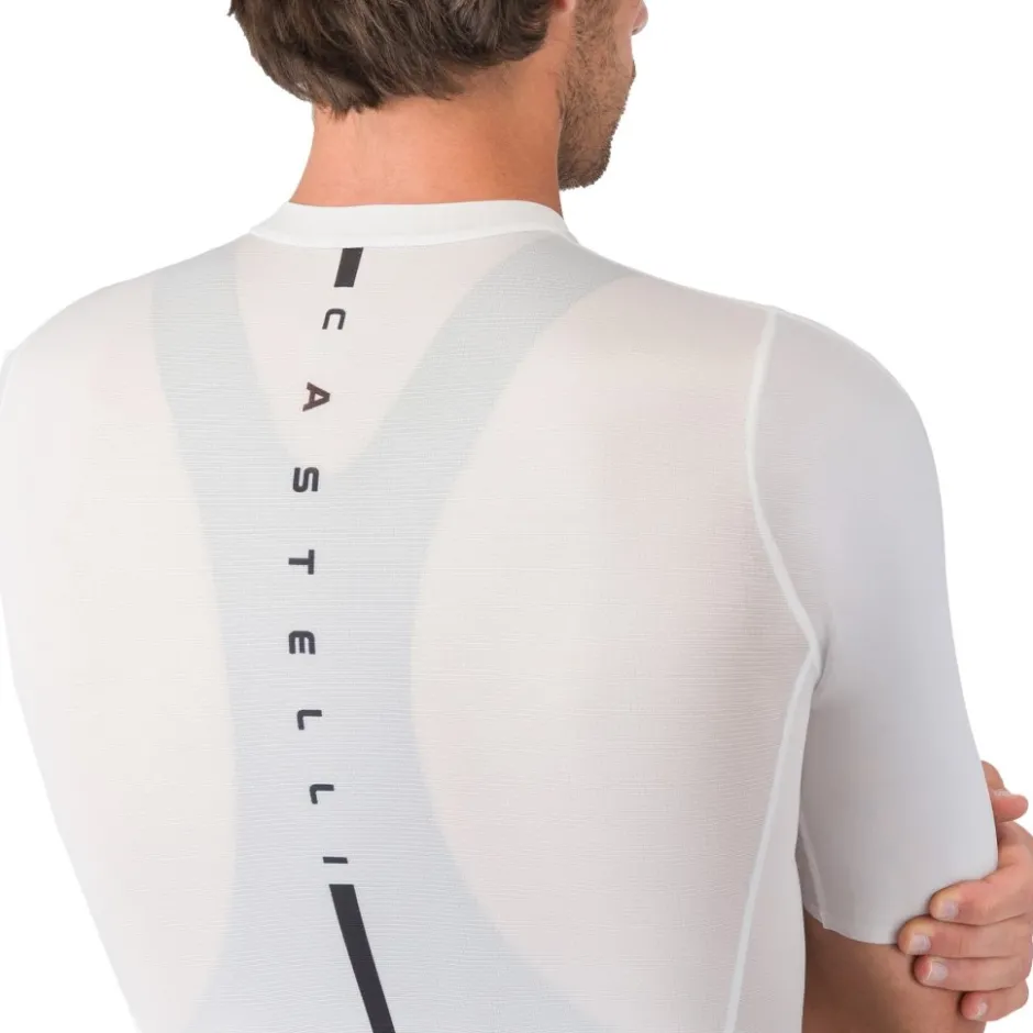 Wielershirts < Castelli Drittone ogo Herentrui et korte ouwen - white/back 001