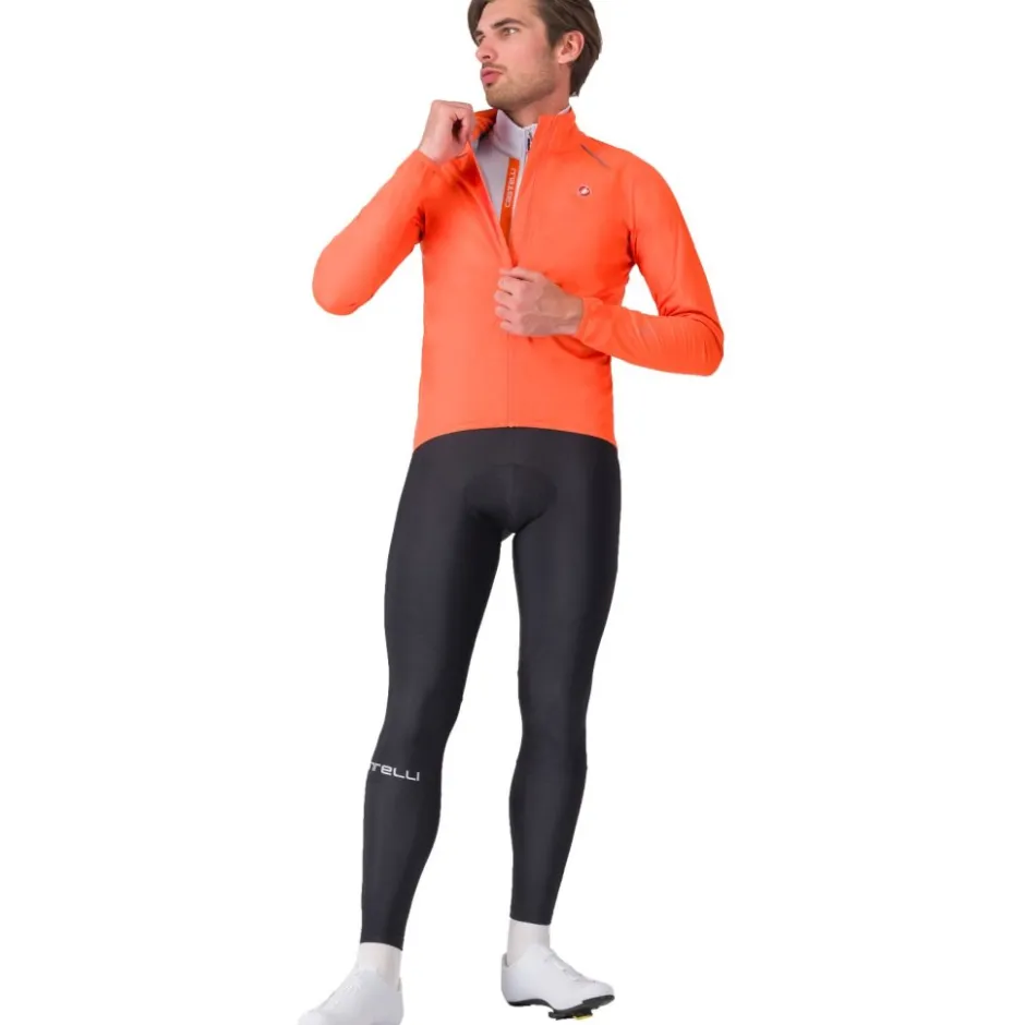 Regenjassen < Castelli Eergency 3 Regenja Heren - briiant orange 034