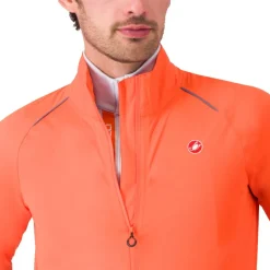 Regenjassen < Castelli Eergency 3 Regenja Heren - briiant orange 034