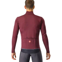 Racefietsjacks < Castelli Espresso Air Jas Heren - deep bordeaux 625