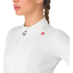 Castelli Espresso Thermoshirt Dames - ivory/silver moon 065