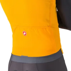 Castelli Espresso Vest Heren - vivid orange/dark grey 863