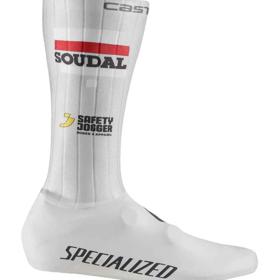 Castelli Fast Feet 2 TT Overschoenen Team Soudal Quick-Step - wit 101