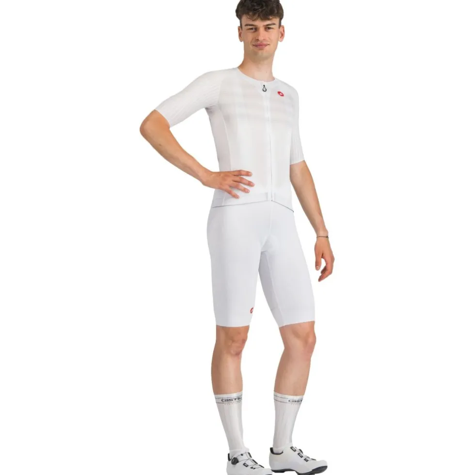Castelli Free Aero Race S Fietsshort met Bretels Heren - wit 001