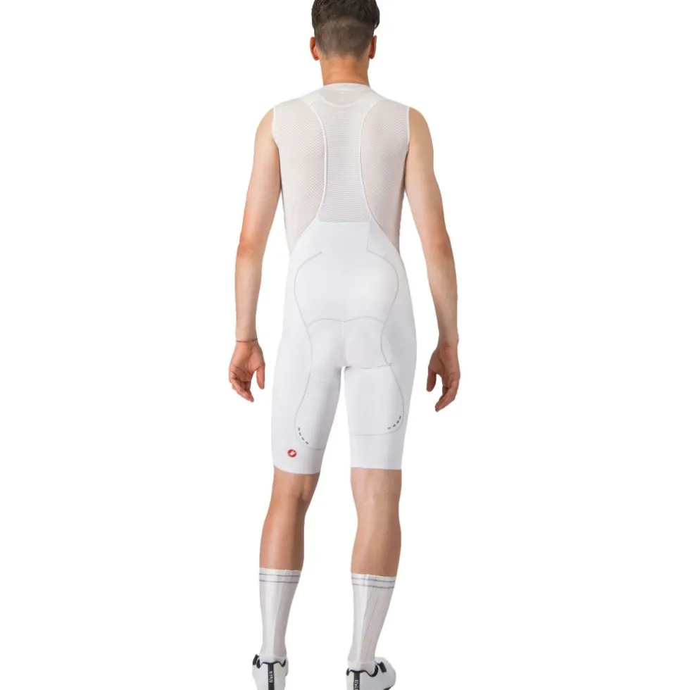 Castelli Free Aero Race S Fietsshort met Bretels Heren - wit 001
