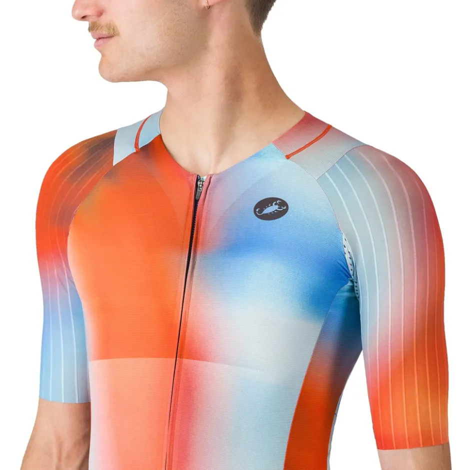 Trisuits|Trisuits < Castelli Free anreo 3 Racebody et Korte ouwen Heren - paprika/winter ky-back 655