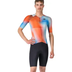 Trisuits|Trisuits < Castelli Free anreo 3 Racebody et Korte ouwen Heren - paprika/winter ky-back 655