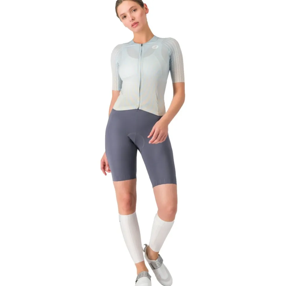 Castelli Free Sanremo 3 Racebody met Korte Mouwen Dames - winter sky/silver moon-smoky grey 486
