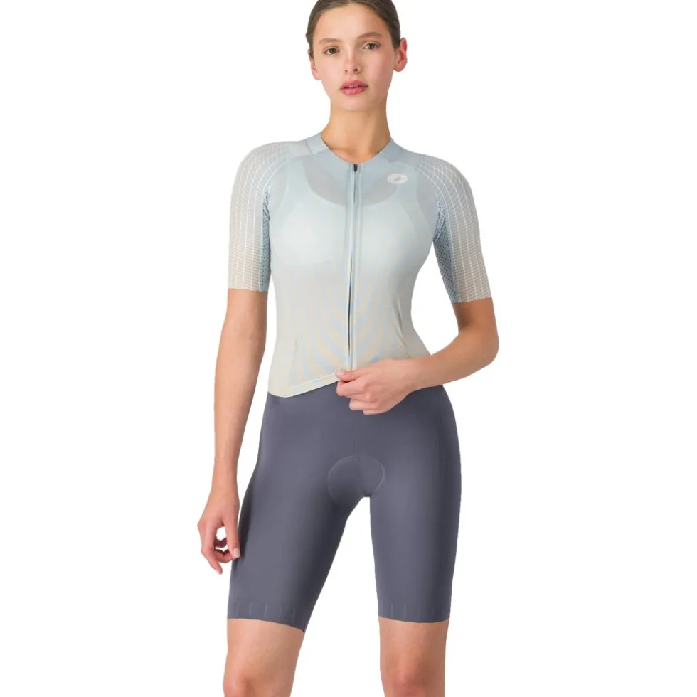 Castelli Free Sanremo 3 Racebody met Korte Mouwen Dames - winter sky/silver moon-smoky grey 486