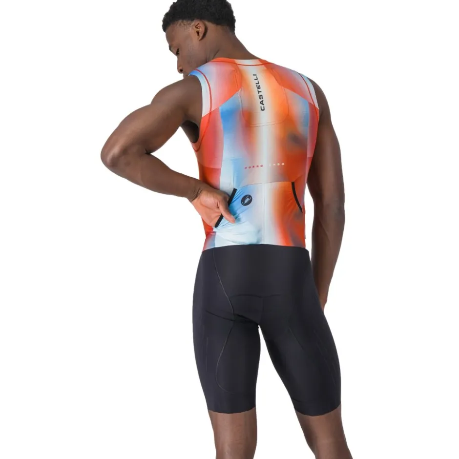 Trisuits|Trisuits < Castelli Free anreo 3 Racebody Heren - paprika/winter ky-back 655