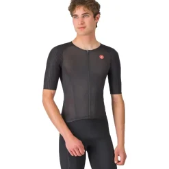 Castelli Free Speed 3 Race Fietsshirt met Korte Mouwen Heren - zwart 010