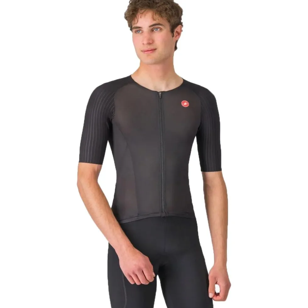Castelli Free Speed 3 Race Fietsshirt met Korte Mouwen Heren - zwart 010