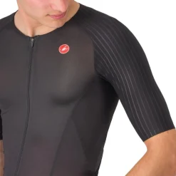 Castelli Free Speed 3 Race Fietsshirt met Korte Mouwen Heren - zwart 010