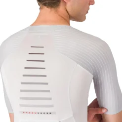 Castelli Free Speed 3 Race Fietsshirt met Korte Mouwen Heren - white/silver grey 101