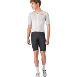 Castelli Free Speed 3 Race Fietsshirt met Korte Mouwen Heren - white/silver grey 101