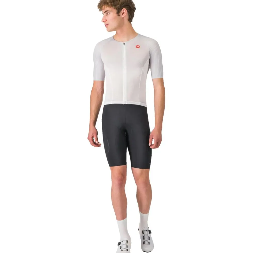 Castelli Free Speed 3 Race Fietsshirt met Korte Mouwen Heren - white/silver grey 101