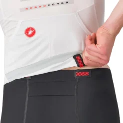 Castelli Free Speed 3 Race Fietsshirt met Korte Mouwen Heren - white/silver grey 101