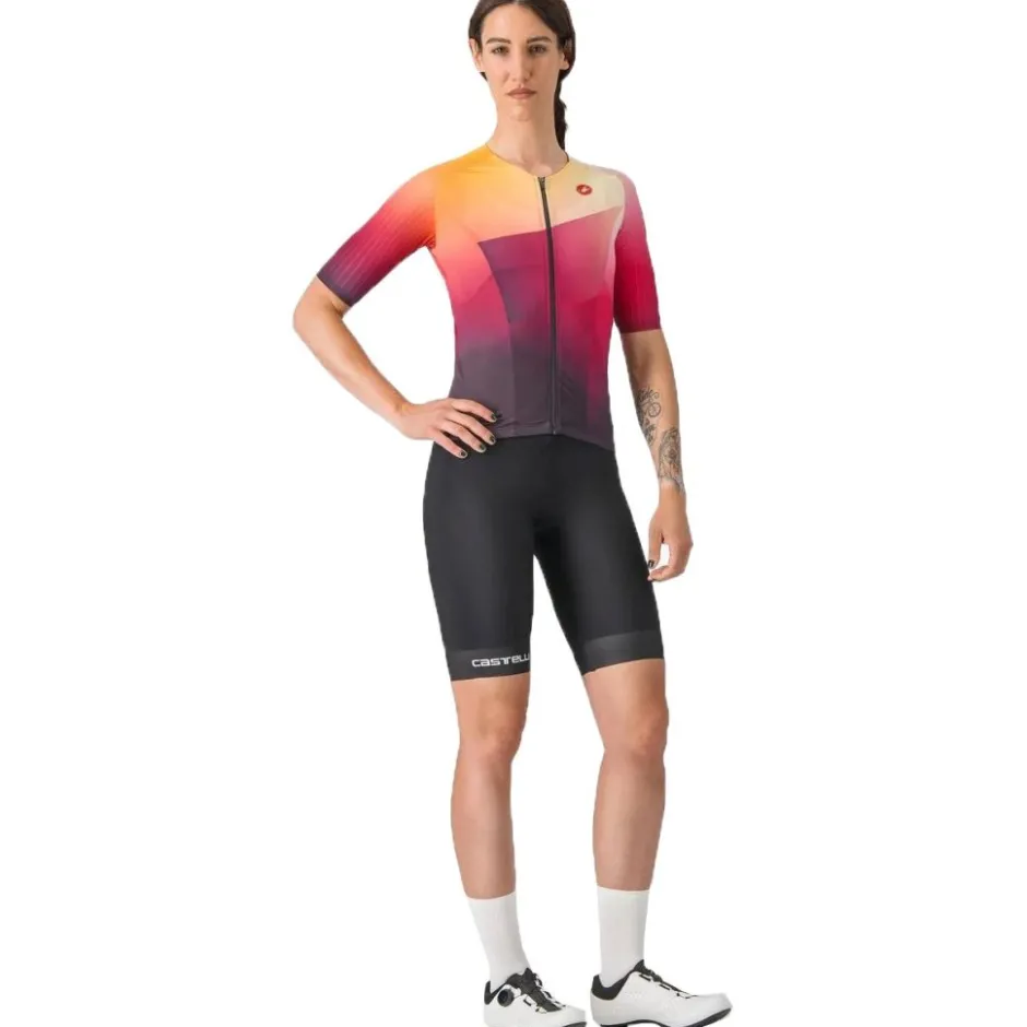 T-Shirts & Tops < Castelli Free peed 3 Race Fiethirt et Korte ouwen Dae - dark night hade/vivid orange 513