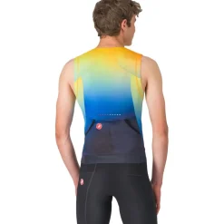 Castelli Free Speed 3 Shirt zonder Mouwen Heren - belgian blue/multicolor vivid 424
