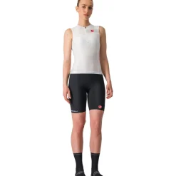 T-Shirts & Tops < Castelli Free 2 Tri Shirt zonder Mouwen Dames - wit/zwart 001