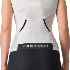 T-Shirts & Tops < Castelli Free 2 Tri Shirt zonder Mouwen Dames - wit/zwart 001